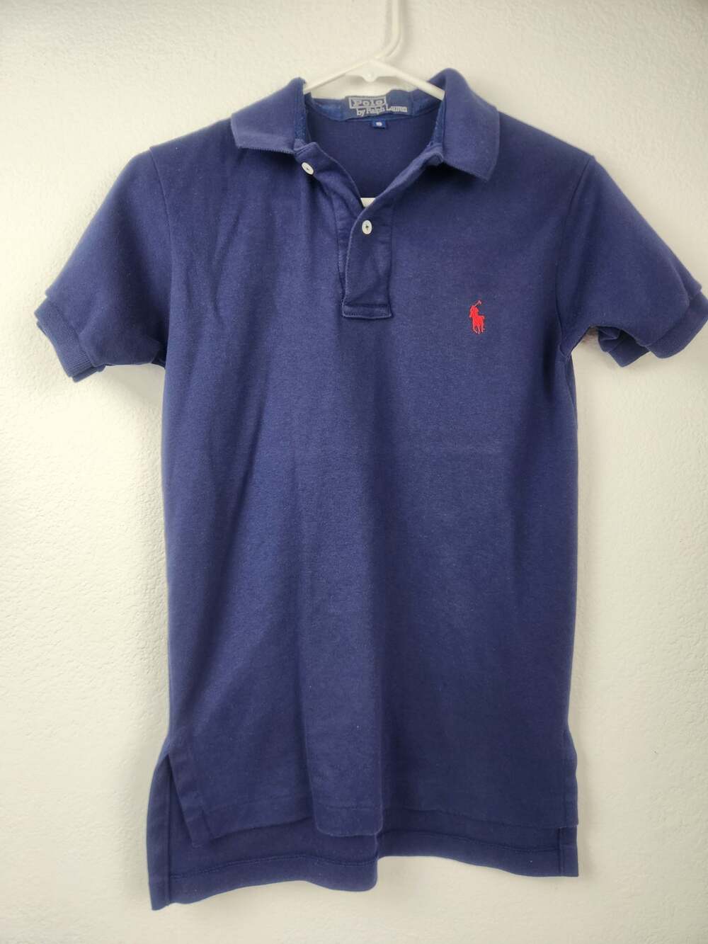 Vintage Polo by Ralph Lauren Polo Short Sleeve Blue Shirt Men Size Small Logo